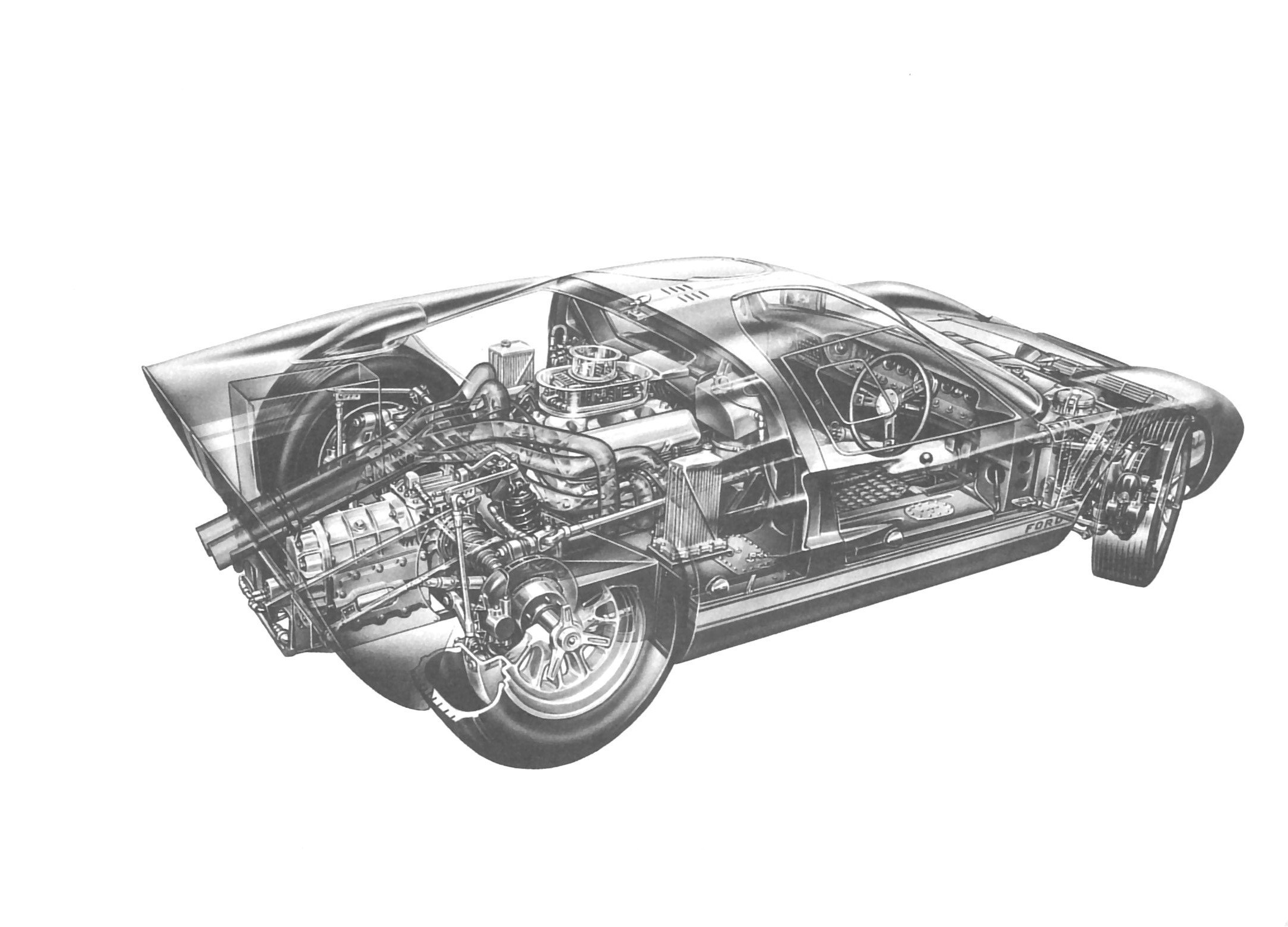 9 amazing Ford GT40 cutaways - Motorsport Retro