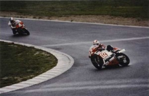 Wayne Gardner getting sideways